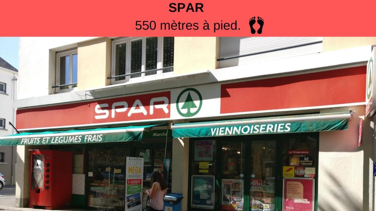 Centre Ville - Lumineux - Fibre Internet Haut Debit - Route Des Plages Lorient Dış mekan fotoğraf
