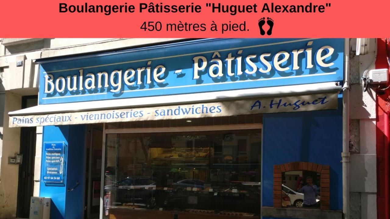 Centre Ville - Lumineux - Fibre Internet Haut Debit - Route Des Plages Lorient Dış mekan fotoğraf